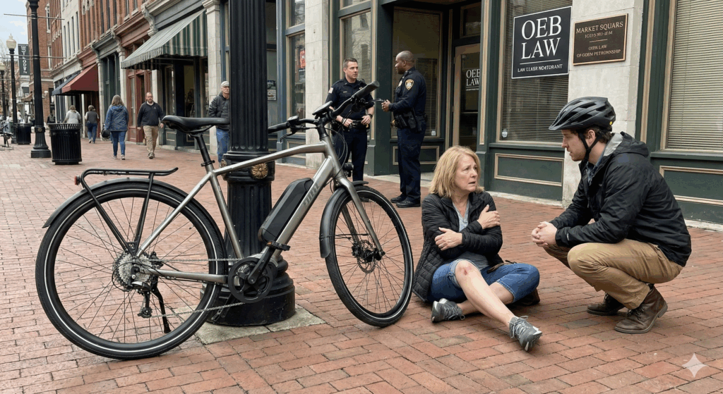 Do I Have a Case If Hit by an E-Bike on a Knoxville Sidewalk?